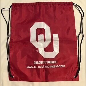 OU Red Drawstring Bag